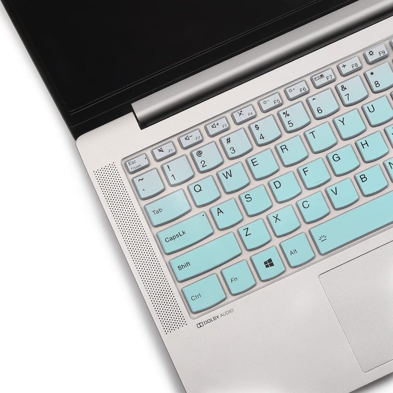 MUBUY-GOL Keyboard Cover Skin for 2024 2023 Lenovo Ideapad 1i 14" /IdeaPad 1 14", IdeaPad 3 3i 14", IdeaPad Slim 3 3i 14", Ideapad 1i 82LV003YUS 82V6S00000 14 inch Laptop Protective Accesorries (Mint Green) - Image 2